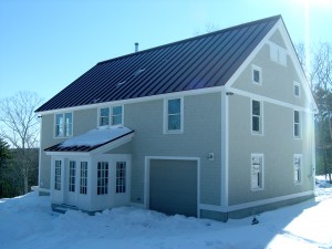 Exterior of Post and Beam by Kennebec Builders